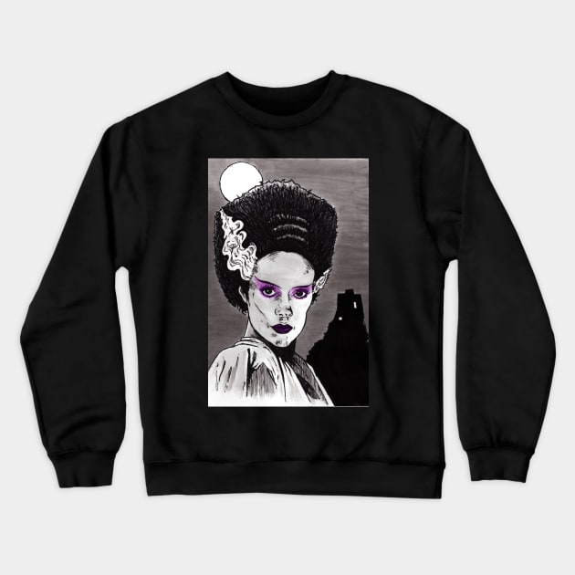 BRIDE OF FRANKENSTEIN Crewneck Sweatshirt by CinemApocalypse